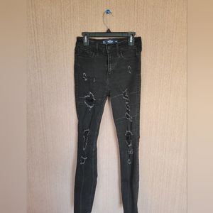 High Rise Super Skinny Distressed Denim Size 0R